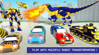 Dino Robot Shooting Car Games