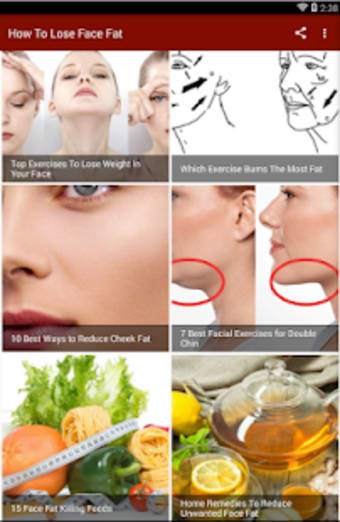 HOW TO LOSE FACE FAT