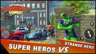 Superhero Shooting battle: Strange Spider Combat