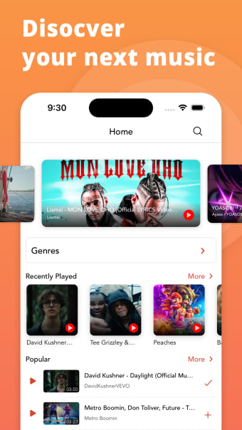Music Player : Songs Videos