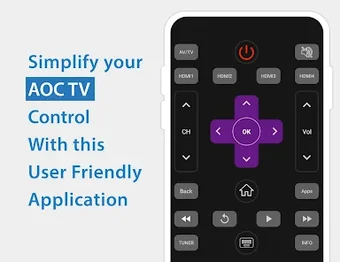 AOC Smart TV Remote