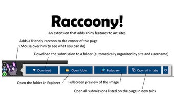 Raccoony WebExtension