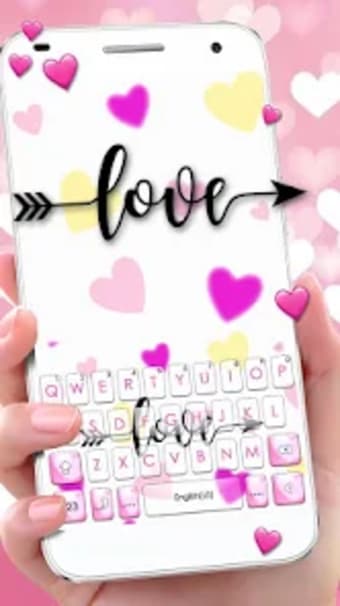 Love Hearts Arrow Keyboard The