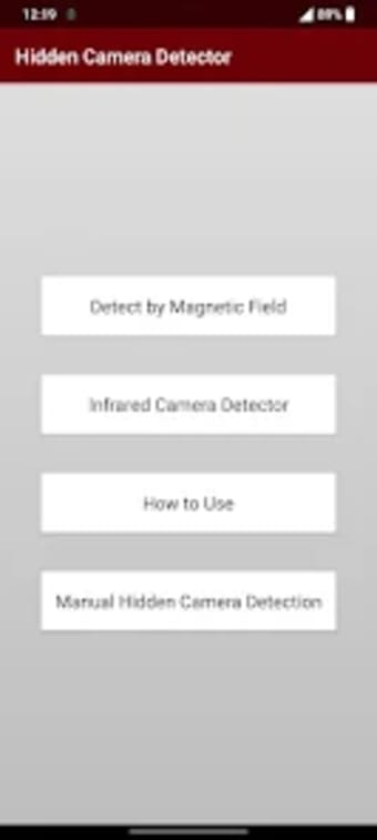 Hidden Camera Detector - HCD