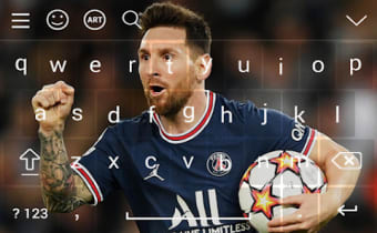 Messi PSG Keyboard theme
