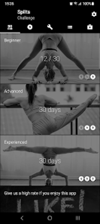 Splits. Stretching in 30 days