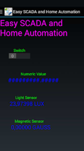 Easy SCADA And Home Automation