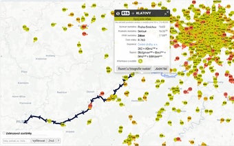 Seznam autobusů and vagonWEB formations for transit maps