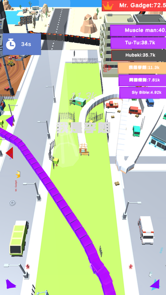 Surround.io : slither in city