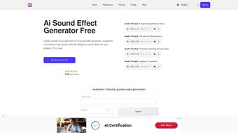 AI Sound Effect Generator