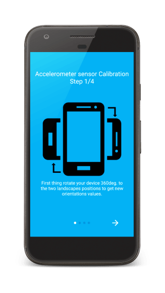 Accelerometer sensor Calibrato