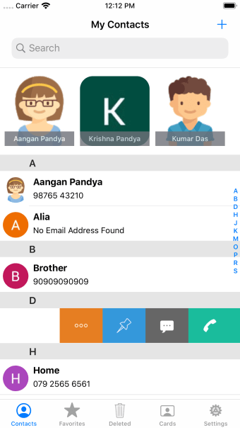 Contacts Manager - Phone Book