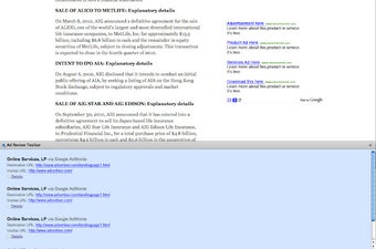Ad Review Toolbar BETA (by Google)