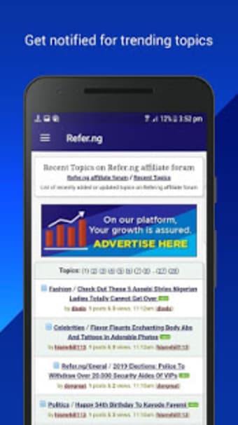 Refer.ng comment read news and earn forum