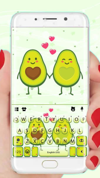 Avocado Love Keyboard Theme