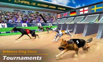 Racing Dog Simulator: Crazy Dog Racing Games