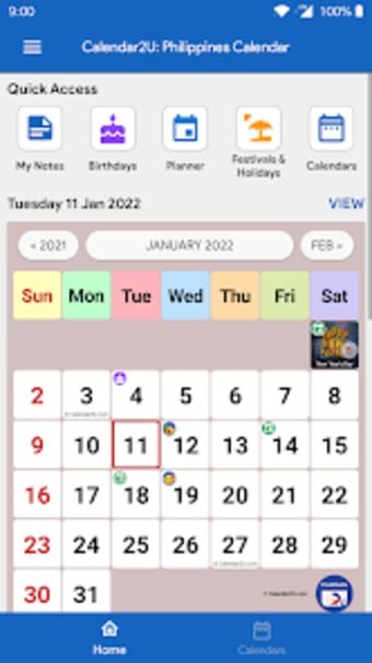 Philippines Calendar 2023