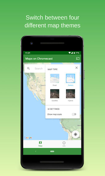 Maps on Chromecast