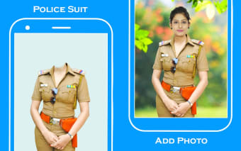 Women police suit photo editor