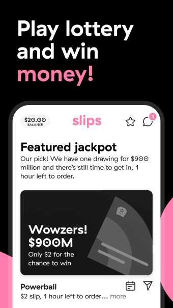 Slips - Play Lottery