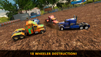 18 Wheeler Truck Crash Derby