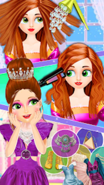 Hair Salon Girls Makeup Games
