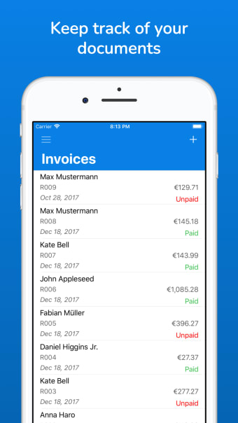 BillMore - Create Invoices