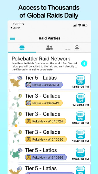 Pokebattler Raid Party