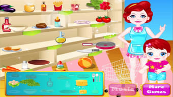 Baby Cooking Assistant - Help Mom to Make breakfast