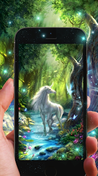 Seraphic Unicorn Live Wallpaper