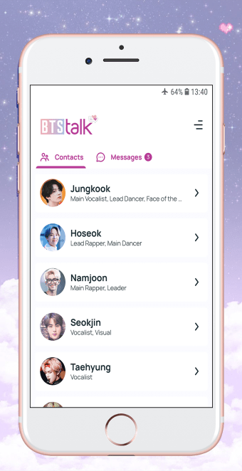 BTS Chat Messengersimulator