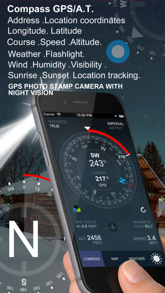 Compass GPSMap Weather