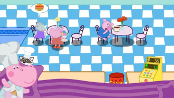 Kids cafe. Funny kitchen game