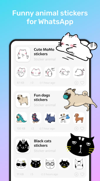 Animals Stickers for Whatsapp