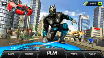 Panther Superhero City Battle
