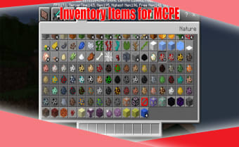 Inventory Items for Minecraft