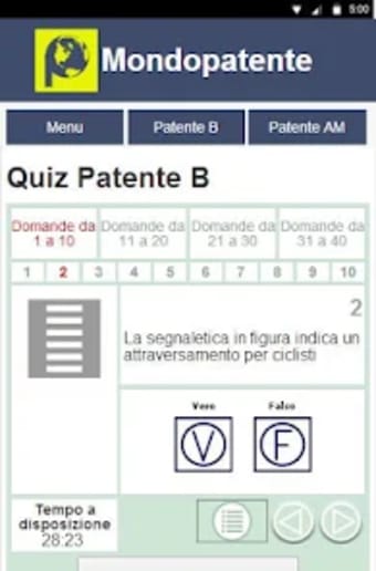 Quiz Patente B - AM 2019