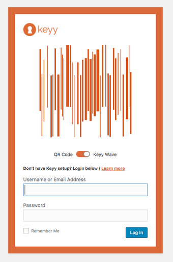 Keyy Two Factor Authentication like Clef