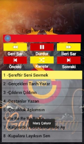 Galatasaray Marşları İnternetsiz  50 Marş