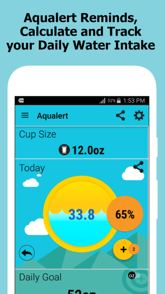 Aqualert:Water Intake Tracker Reminder Google Fit