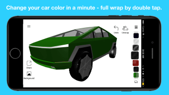 Wrap for Tesla 3D Color Change