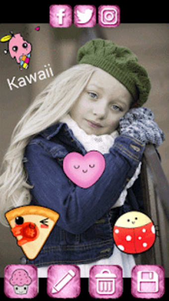 Kawaii Photo Editor Stickers