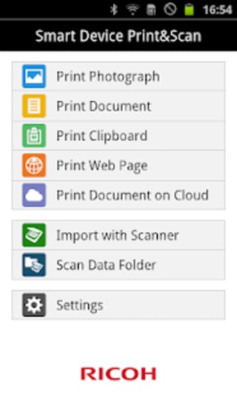 RICOH Smart Device PrintScan