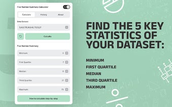 5 Number Summary Calculator