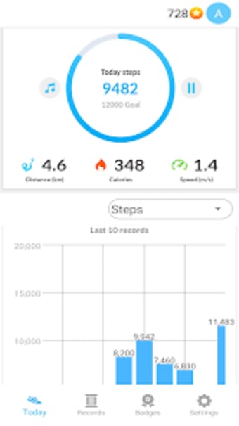 Live Step Counter - Pedometer
