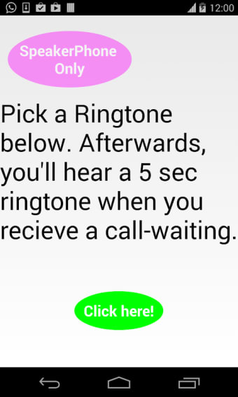 Call Waiting Ringer free
