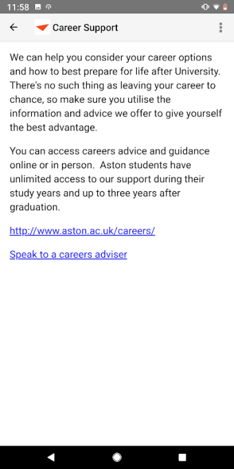 Aston University Student App