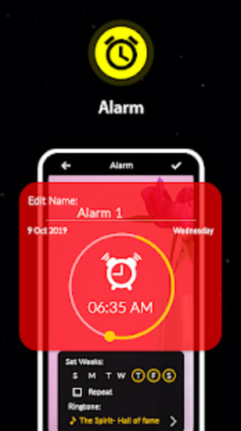 Night Clock Screensaver: Clock Wallpapers App