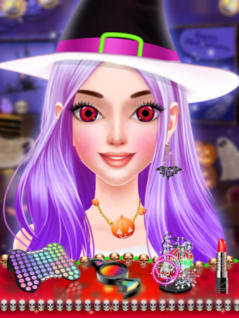Halloween Makeup Salon : Dressup Games For Girls
