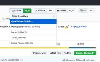 GitHub Repo Score
